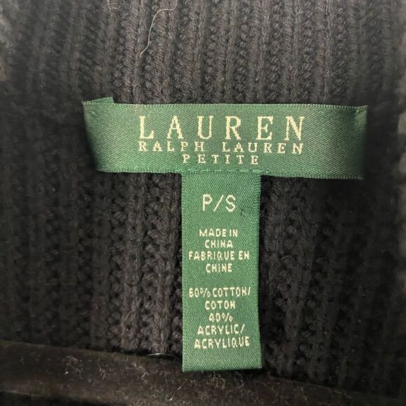 Lauren Ralph Lauren Duster Cardigan Long Line Coastal Grandma Old Money Small P - Picture 3 of 14